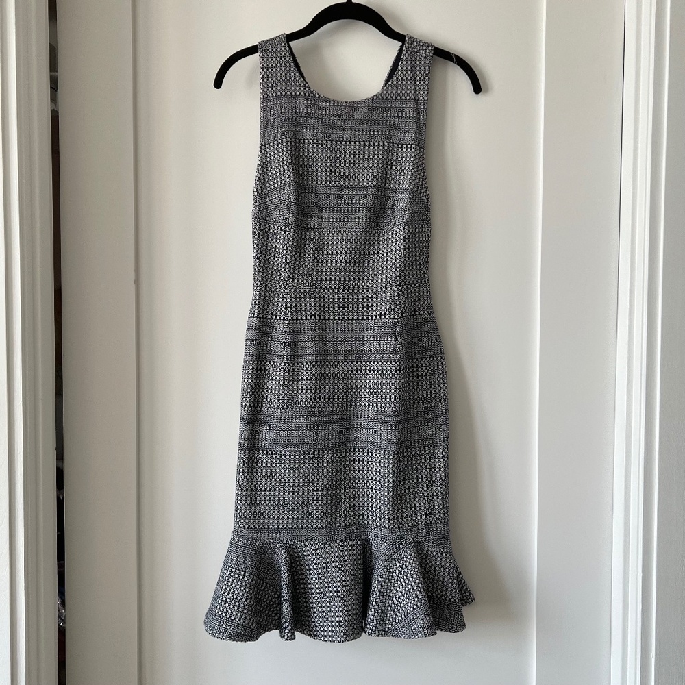 Banana Republic | Cross-Back Ruffle Hem Dress